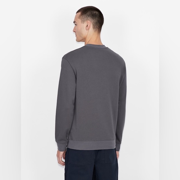 Armani Exchange IRIDESCENT LOGO CREW NECK SWEATSHIRT - Picture 4 of 9